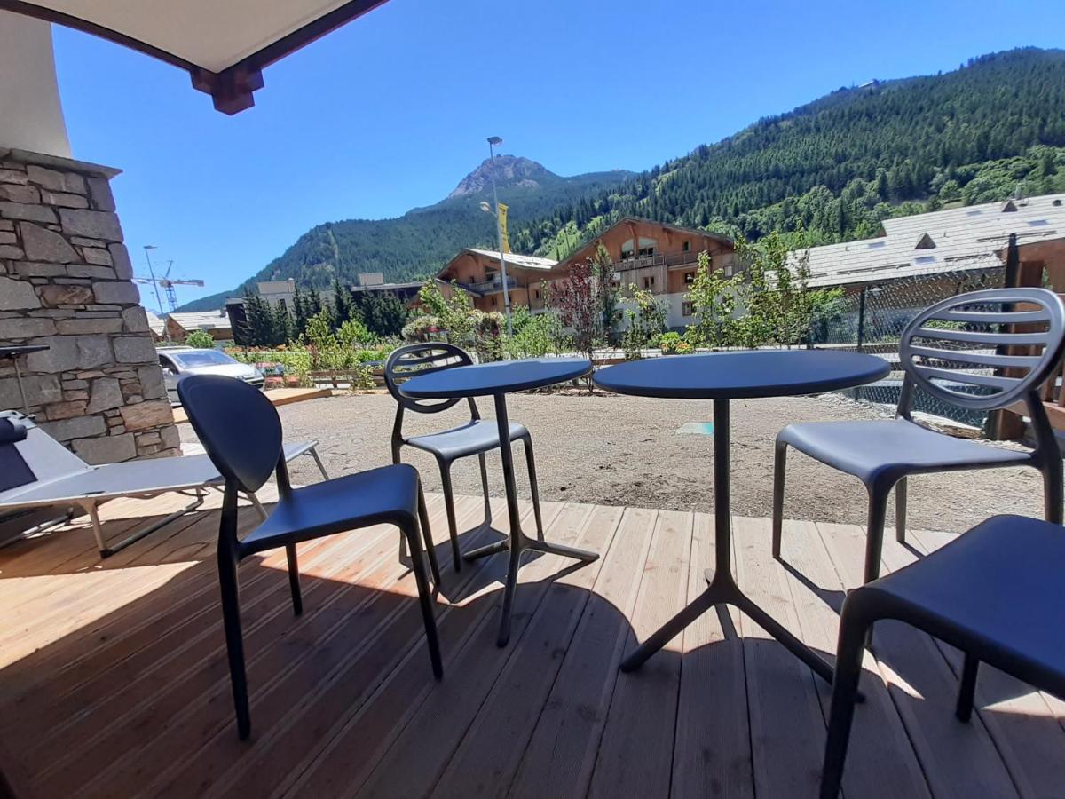 Superbe Appartement T3 4 Etoiles Terrasse Acces Spa Saint-Chaffrey Buitenkant foto